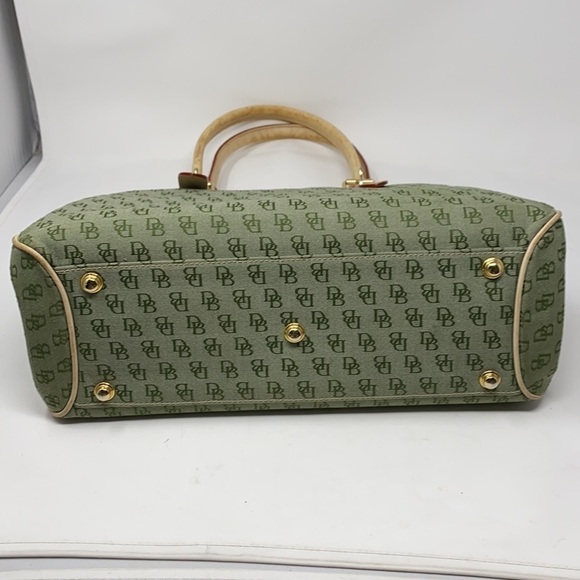 𝅺GREEN Dooney & Bourke Satchel bag purse - Picture 13 of 14